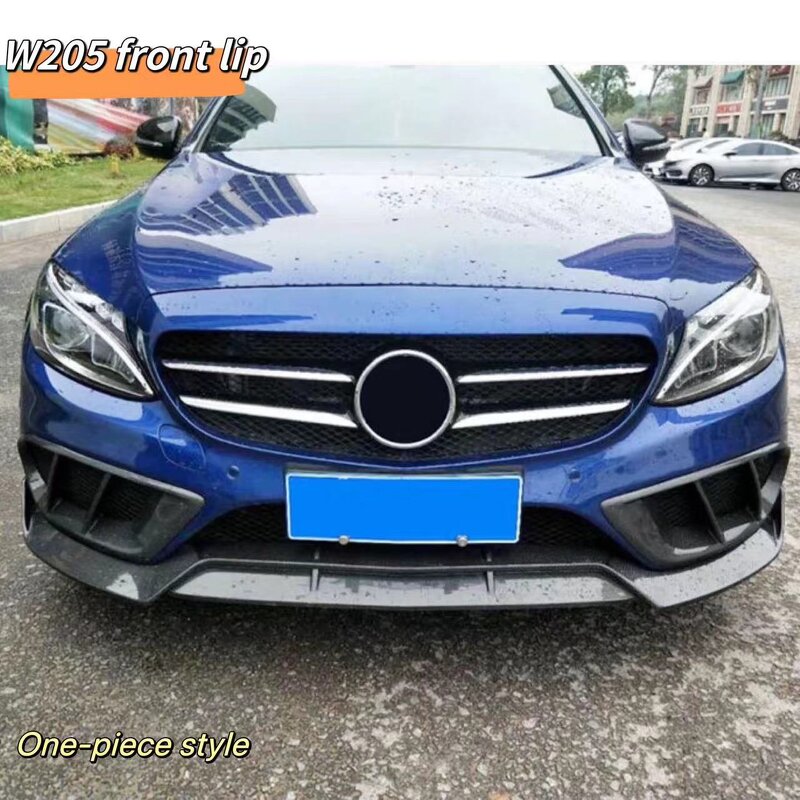 Carbon Fiber Front Splitter Factory - OEM for Mercedes-Benz C-Class