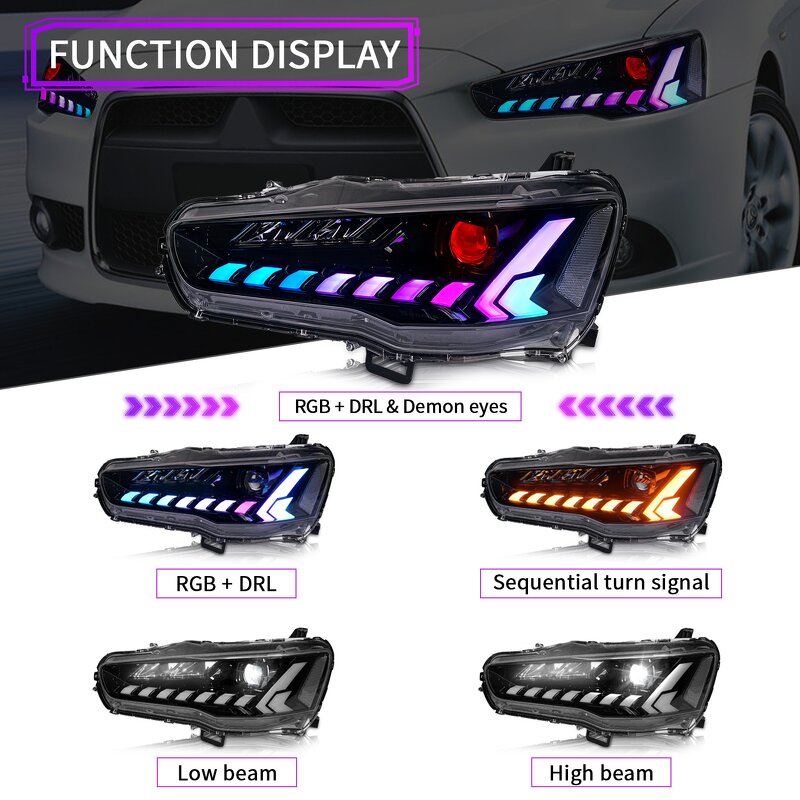 LED Headlight Manufacturer - OEM for Mitsubishi Lancer EVO X