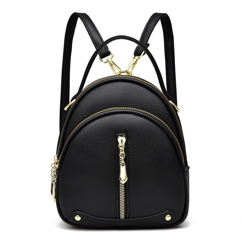 Backpack Factory - OEM/ODM Custom Black Leather Cute Women's Backpack for Girls