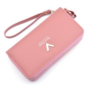 Wallet Factory - OEM/ODM Custom Korean PU Leather Cross Fringe Zipper Purse