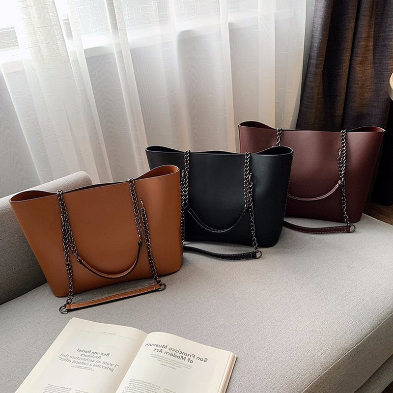 Tote Bag Factory - OEM/ODM Custom Retro Simple Large Capacity Shoulder Bag