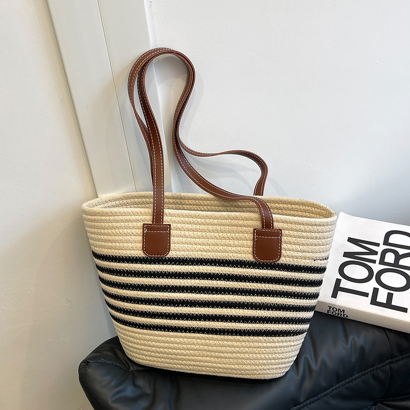 Tote Bag Factory - OEM/ODM Custom Wholesale Woven Straw Shoulder Beach Bag