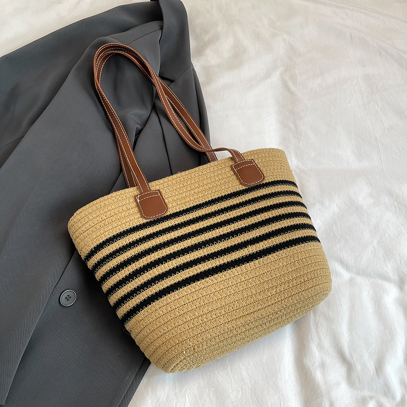 Tote Bag Factory - OEM/ODM Custom Wholesale Woven Straw Shoulder Beach Bag