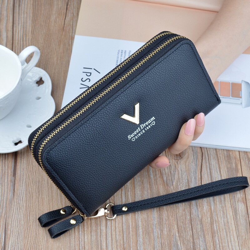 Wallet Factory - OEM/ODM Custom Korean PU Leather Cross Fringe Zipper Purse