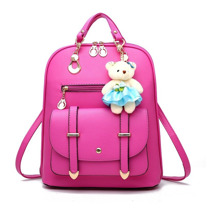 Backpack Factory - OEM/ODM Custom Black Leather Cute Women's Backpack