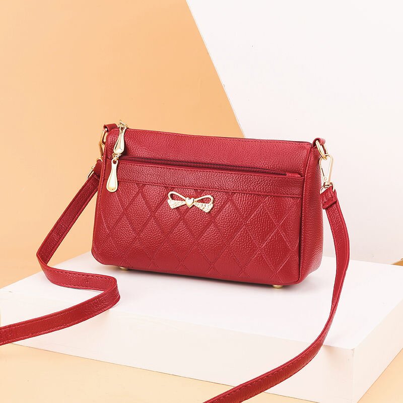 Shoulder Bag Factory - OEM/ODM Custom Trendy Plain Leather Luxury Ladies Bag