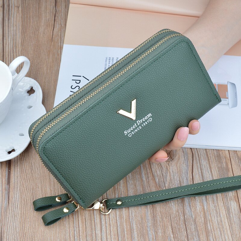 Wallet Factory - OEM/ODM Custom Korean PU Leather Cross Fringe Zipper Purse