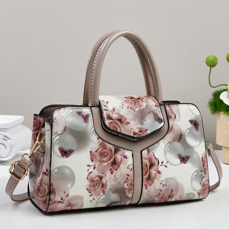 Shoulder Bag Factory - OEM/ODM Custom Wholesale Small PU Quilted Bag with Flower