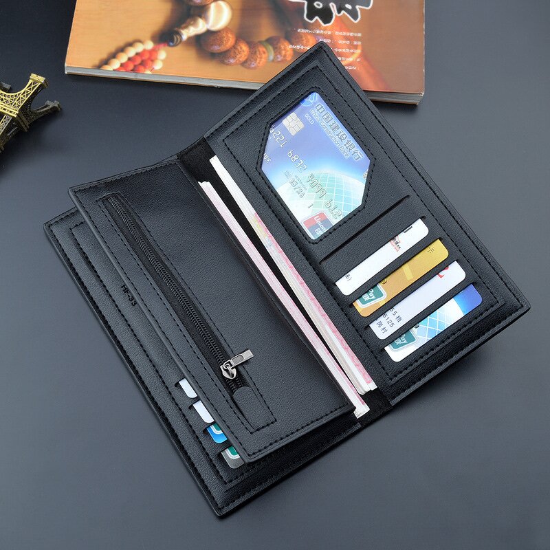 Clutch Wallet Factory - OEM/ODM Custom Wholesale Black Leather Man Coin Purse