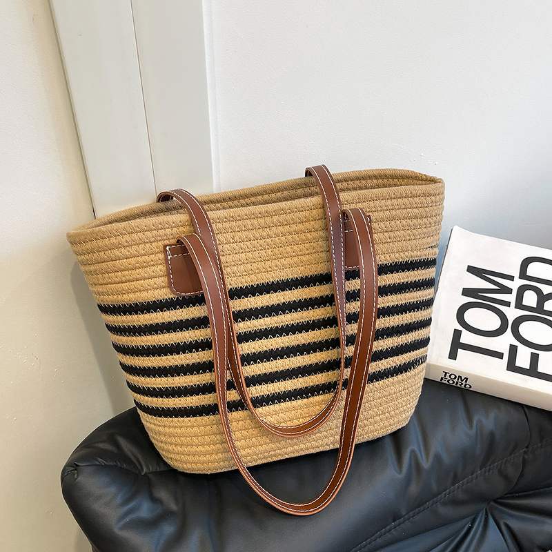 Tote Bag Factory - OEM/ODM Custom Wholesale Woven Straw Shoulder Beach Bag