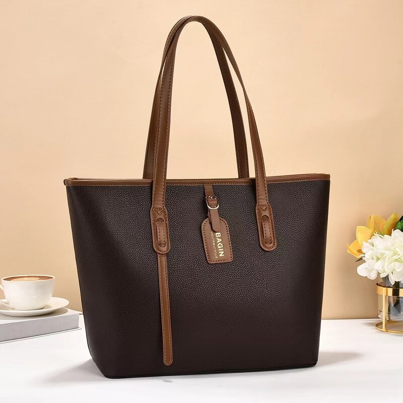 Tote Bag Factory - OEM/ODM Custom PU Leather Ladies Shoulder Bag Portable