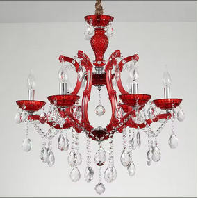 Colored Raindrop Chandelier Manufacturer - OEM Cafe KTV Club Glass Beads Design