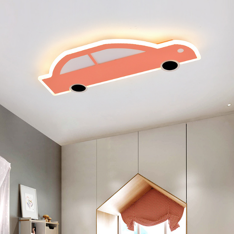 Cartoon Ceiling Light Factory - OEM Modern Boy Cars Modeling LED Protection