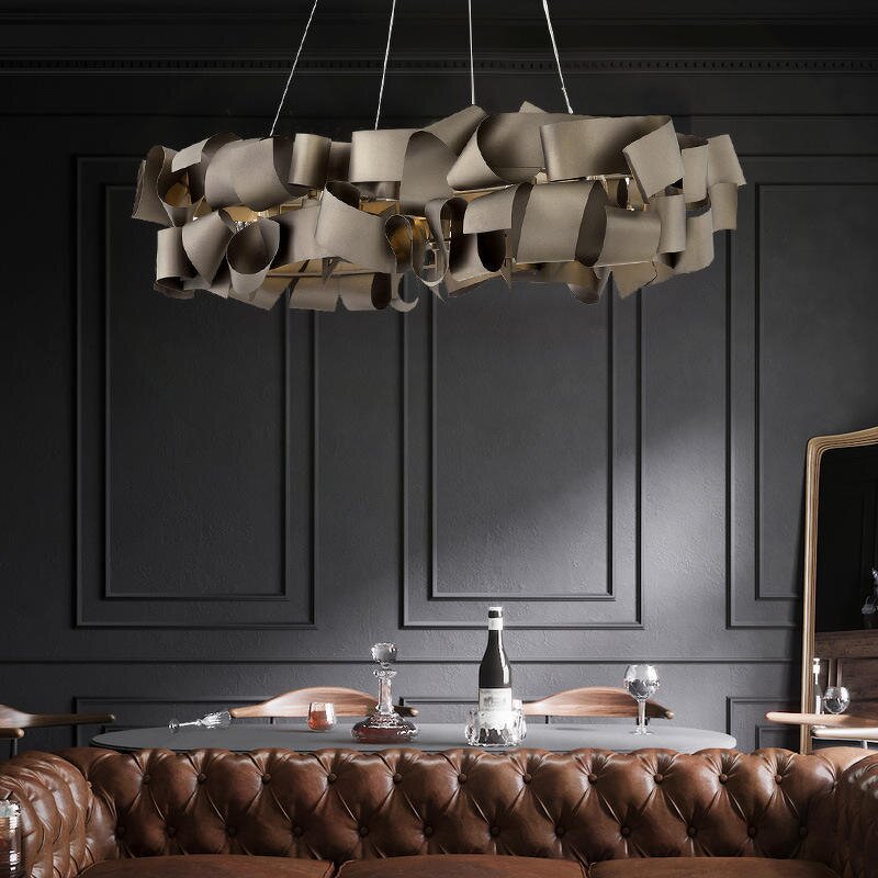 Metal Pendant Light Manufacturer - OEM Designer Art Irregular Creative Chandelier