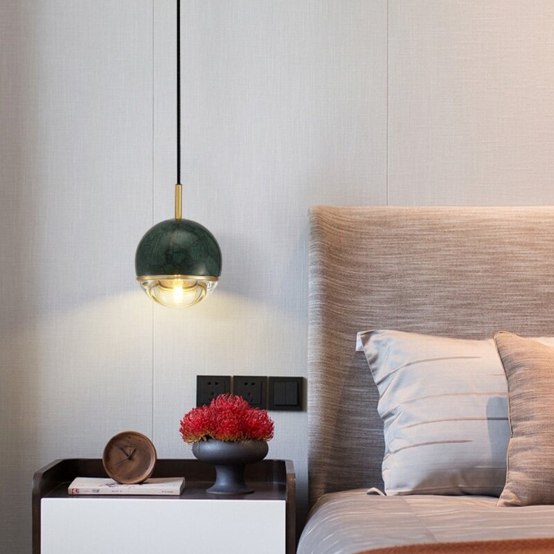 Glass Pendant Light Manufacturer - OEM Simple Small Round Ball Chandelier