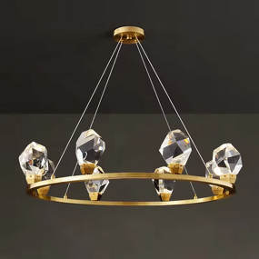 Crystal Ball Pendant Light Factory - OEM Crystal Stainless Steel Brass Copper