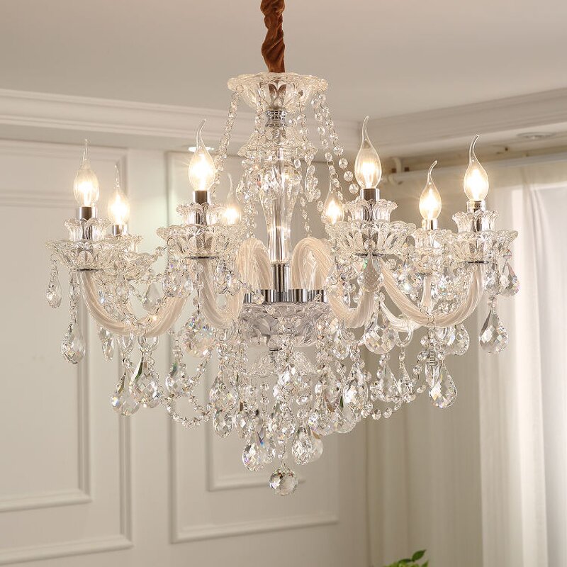 Glass Chandelier Factory - OEM Wedding European Crystal Luxury Living Room
