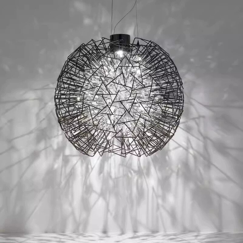 Crystal Spherical Chandelier Factory - OEM Postmodern Round Globe Ball Lighting