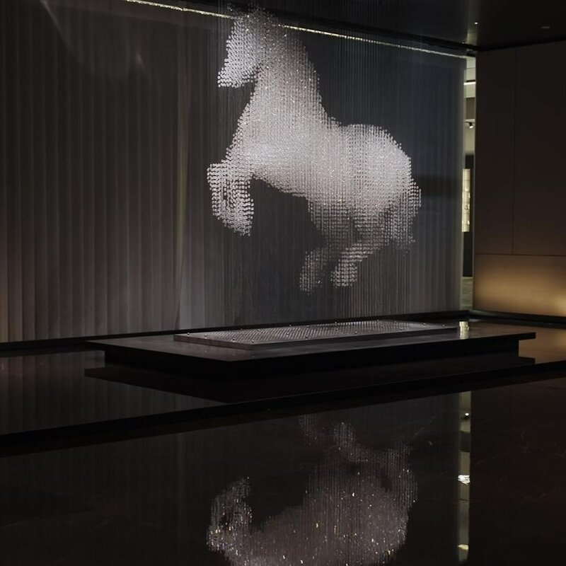 Horse Chandelier Factory - OEM Custom Sculpture Crystal Hotel Lighting