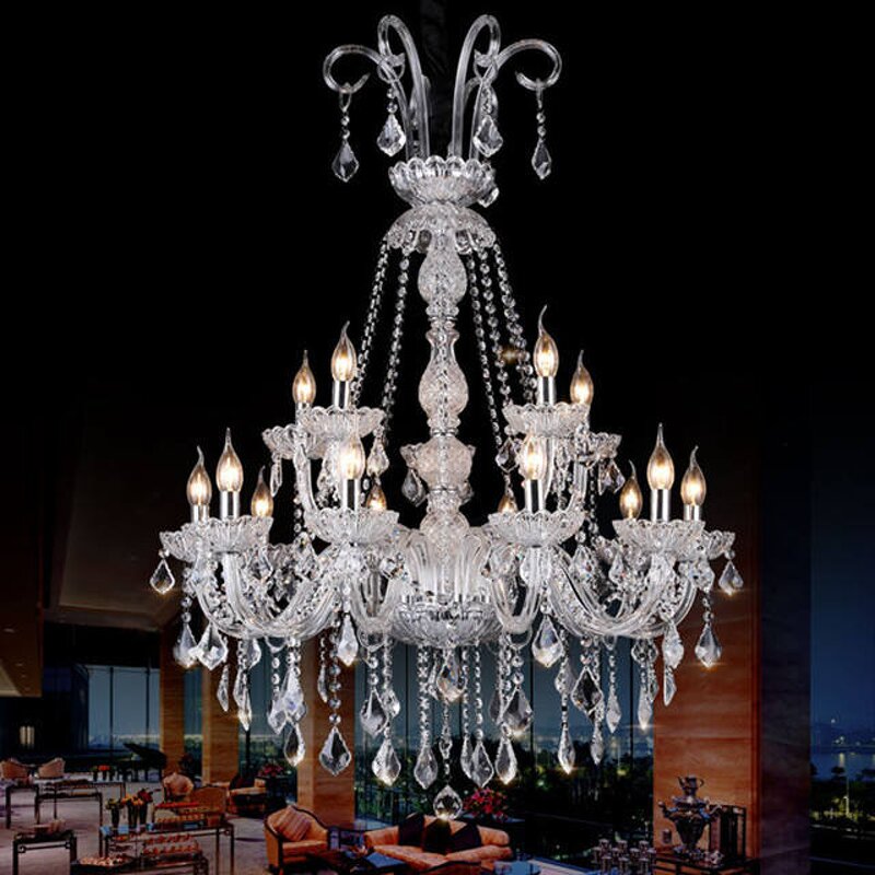 Crystal Beads Chandelier Manufacturer - OEM Europe Cheap Staircase Hotel Hall
