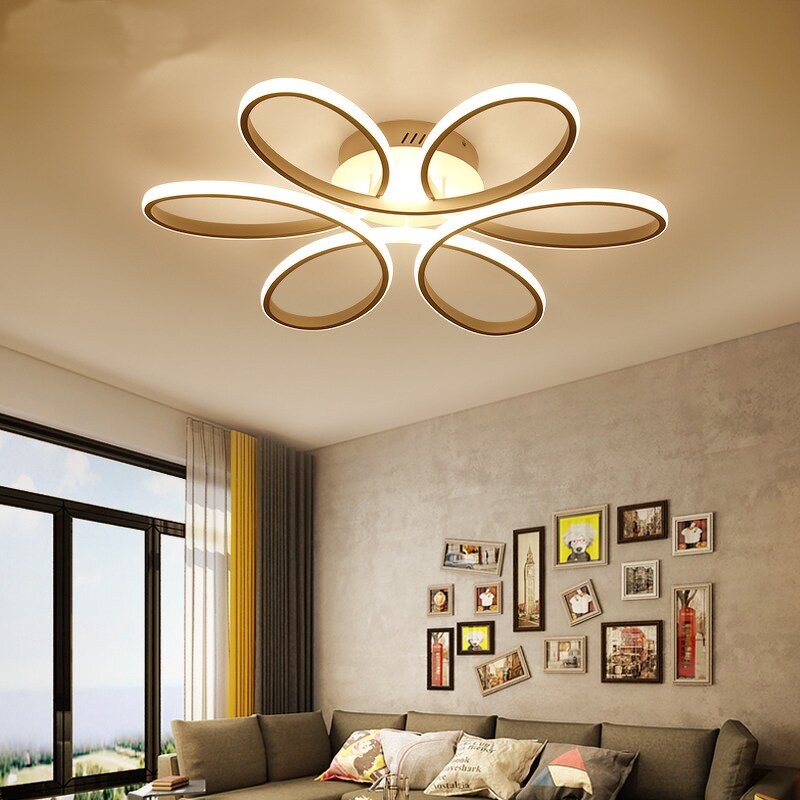 Flower Ceiling Lamp Manufacturer - OEM Minimalist Creative Ring Hanging Light