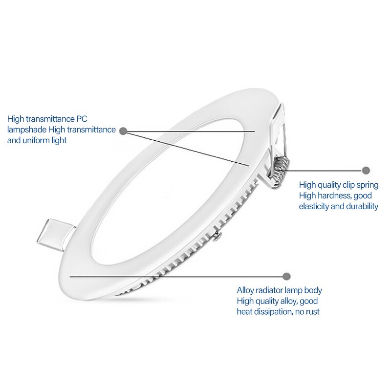 Led Panel Light Factory - OEM Factory Price Recessed Ultra Slim Down Light
