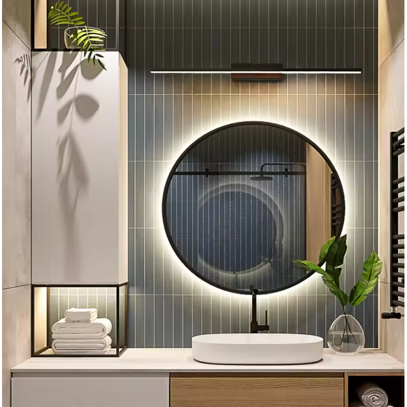 Mirror Wall Lamp Factory - OEM Bathroom Makeup Aluminum Gold Black LED