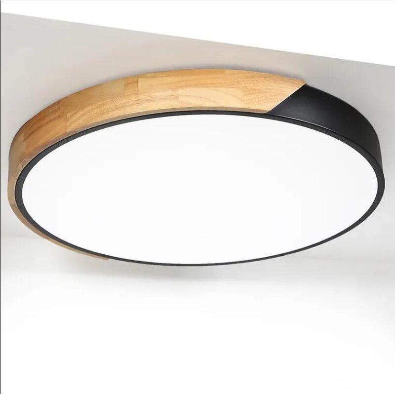 Wooden Ceiling Lamp Factory - OEM Simple Corridor Kitchen Surface Mounted