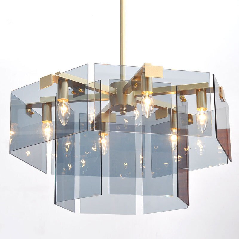 Farmhouse Pendant Light Manufacturer - OEM High Quality Smoky Gray Glass Nordic