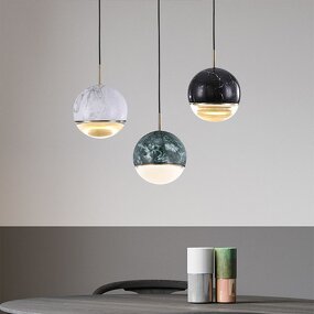 Glass Pendant Light Manufacturer - OEM Simple Small Round Ball Chandelier