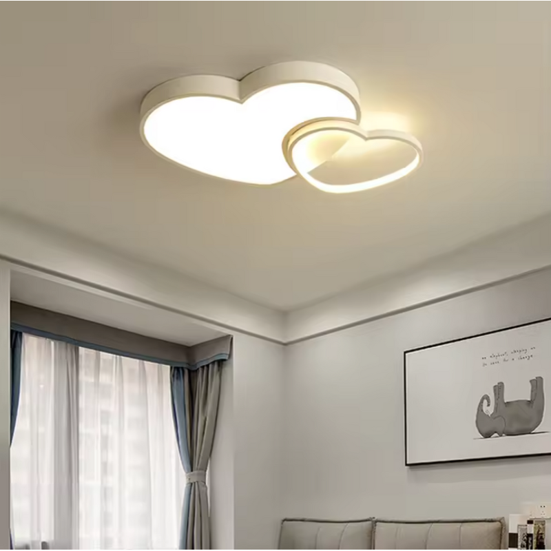 Heart-shaped Ceiling Light Manufacturer - OEM Modern Creative Kids Room LED