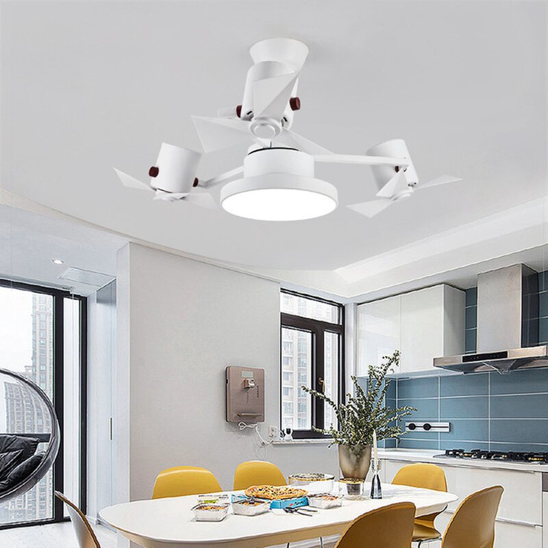 Led Ceiling Fan Factory - OEM Designer 3 Blade Smart Remote Control