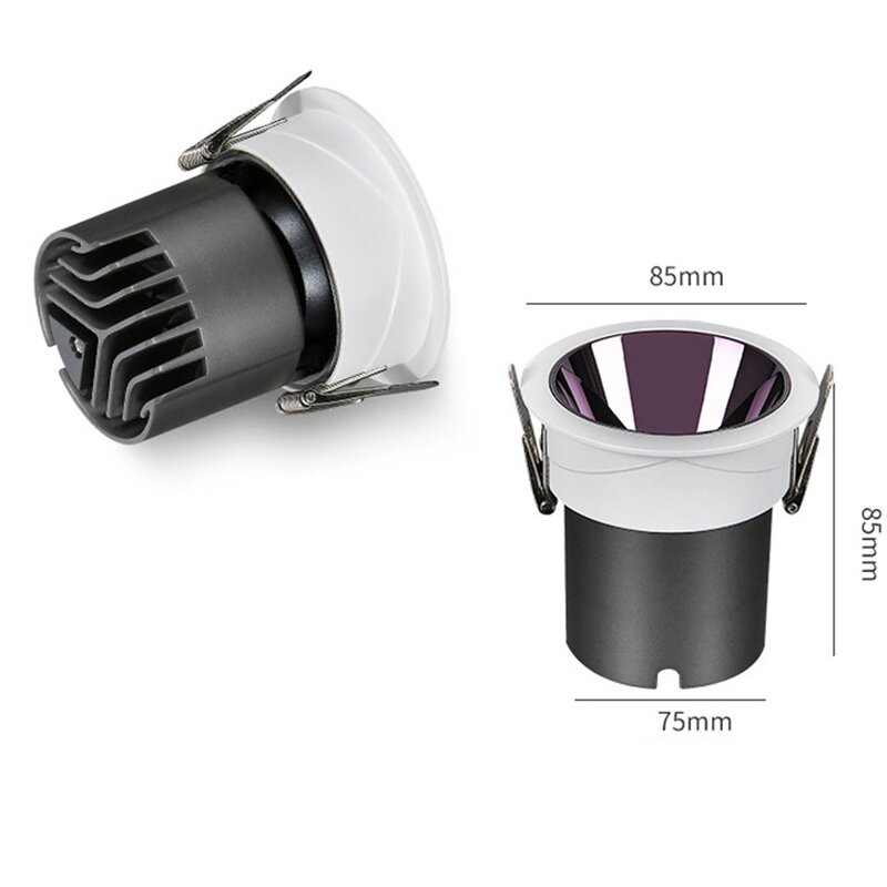 Adjustable Downlight Manufacturer - OEM High Quality Recessed Aluminum 9-12w LED