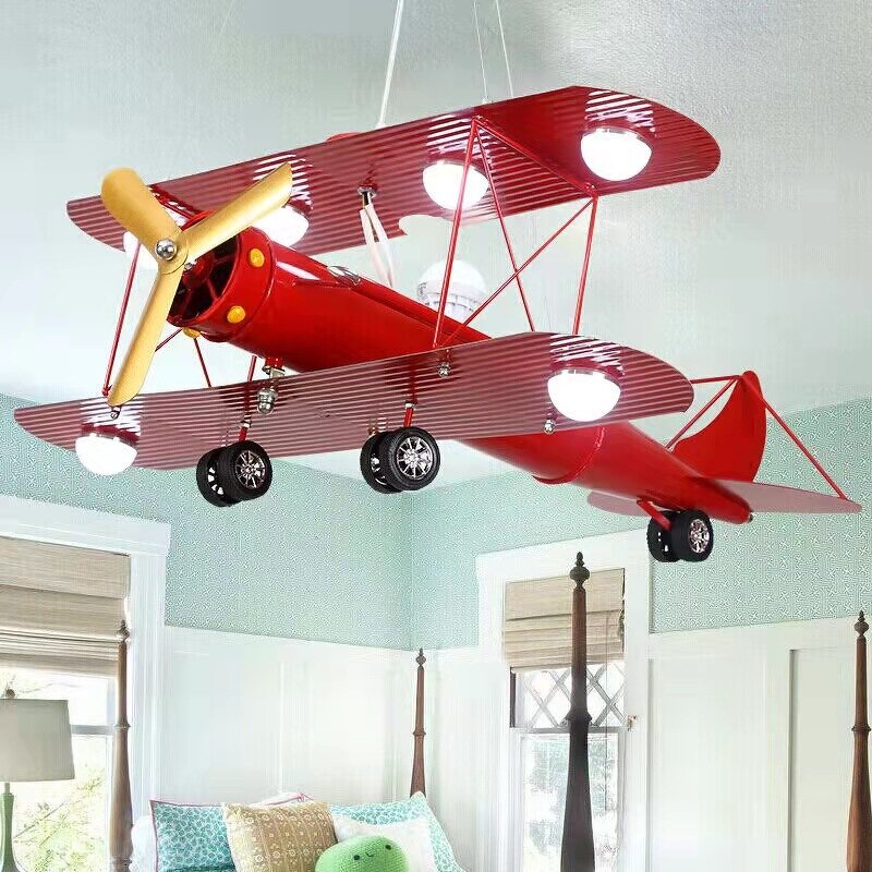 3D Kids Pendant Light Manufacturer - OEM Creative Boy Girl Colorful Plane