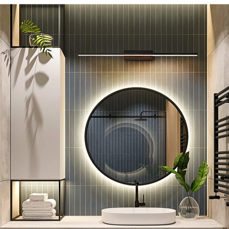 Black Vanity Light Factory - OEM Hot Selling Modern Bathroom Mirror Wall