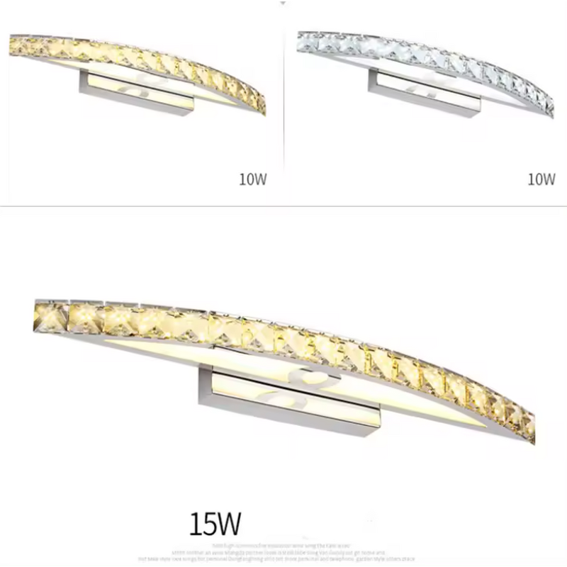 Crystal Mirror Light Factory - OEM Decorative Creative Indoor Bathroom Nordic