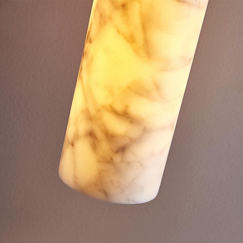 Alabaster Pendant Light Manufacturer - OEM Height Adjustable Nordic Chandelier