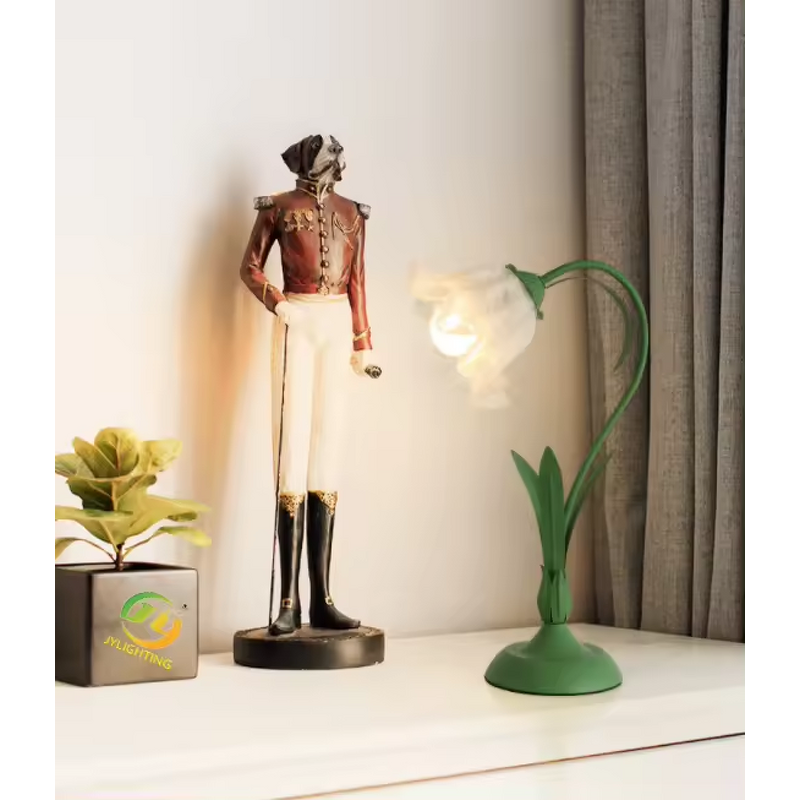 Glass Table Lamp Manufacturer - OEM Modern Nordic Flower-Shaped LED Desk