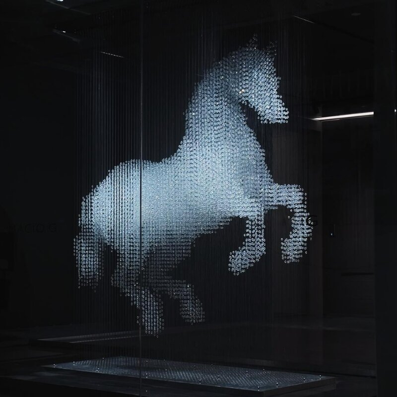 Horse Chandelier Factory - OEM Custom Sculpture Crystal Hotel Lighting