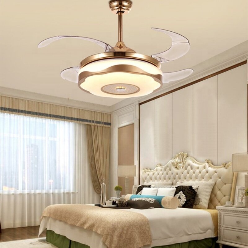 Gold Ceiling Fan Manufacturer - OEM Hot Sale Indoor Decoration Fancy Lights