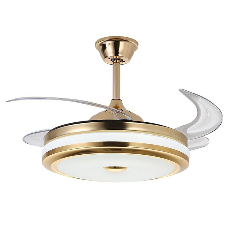 Ceiling Fan Light Manufacturer - OEM Modern Decoration Gold Three Colors Style