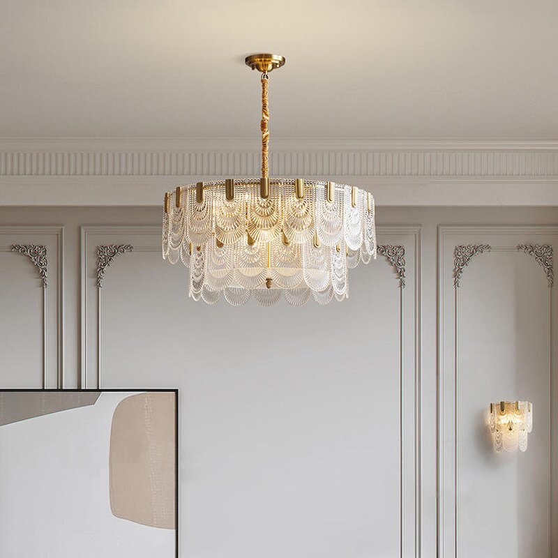 Frosted Glass Pendant Light Factory - OEM European Vintage Round Loft Design