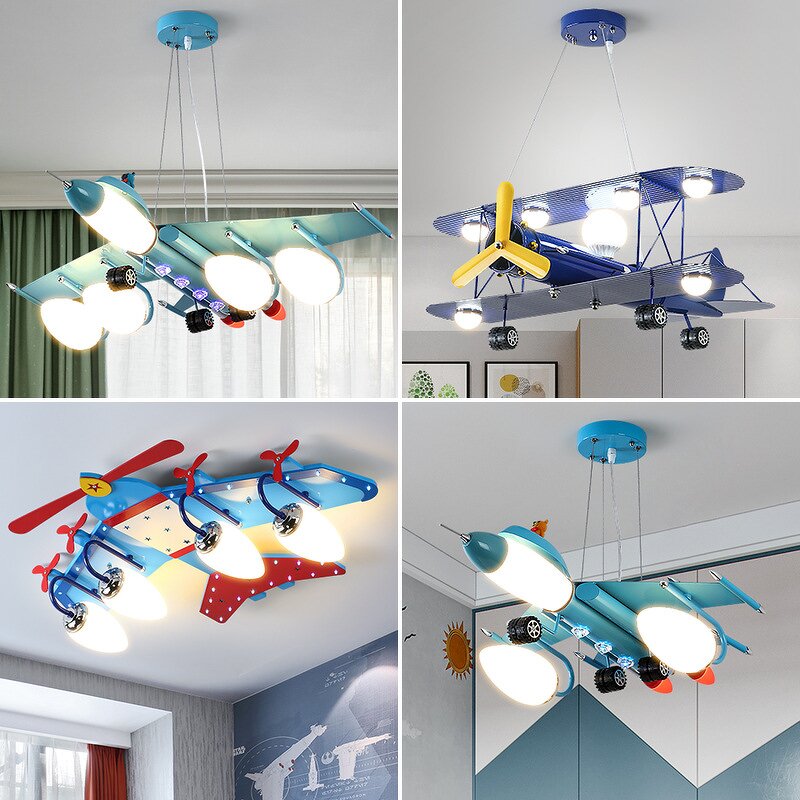 Cartoon Aircraft Pendant Light Factory - OEM Creative Decorative Kids Rooms