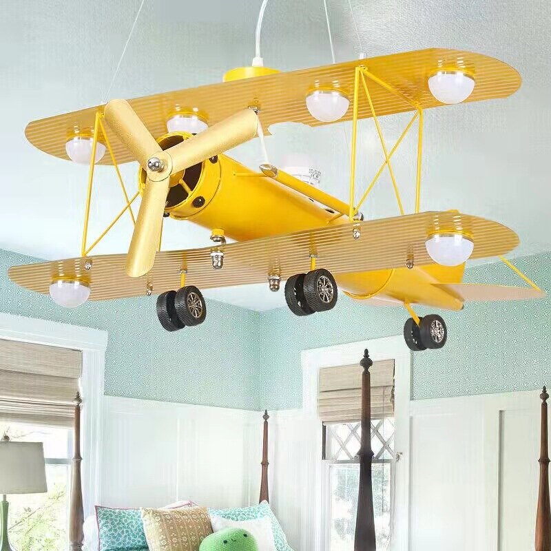 3D Kids Pendant Light Manufacturer - OEM Creative Boy Girl Colorful Plane