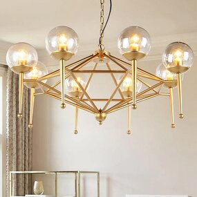 Glass Ball Pendant Light Factory - OEM Height Adjustable Creative Living Room