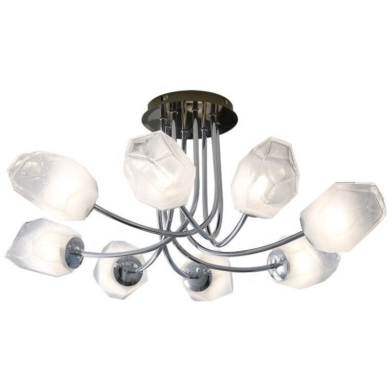 Gold Pendant Light Manufacturer - OEM Modern LED Black Iron Nordic Chandelier