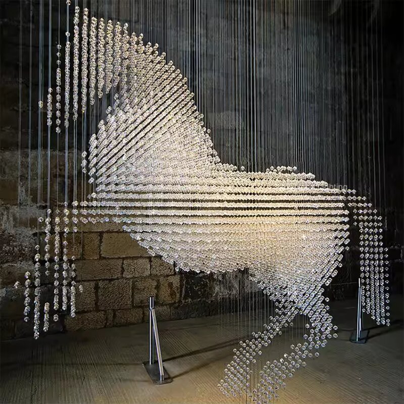 Horse Chandelier Factory - OEM Custom Sculpture Crystal Hotel Lighting