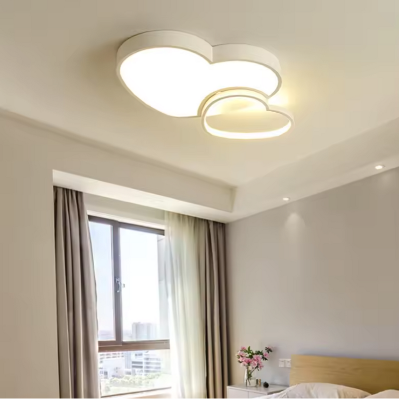 Heart-shaped Ceiling Light Manufacturer - OEM Modern Creative Kids Room LED
