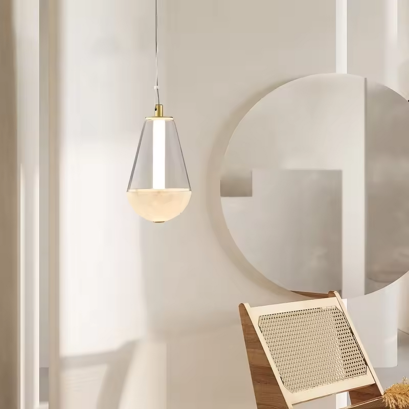 Glass Pendant Light Manufacturer - OEM Minimalist Wall Background Lamp