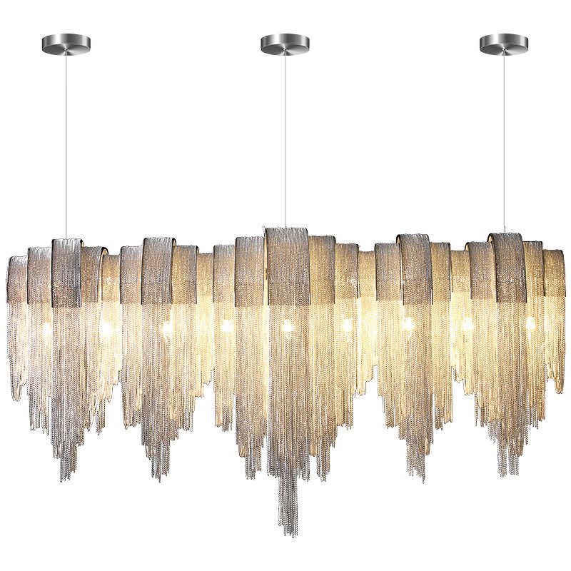 Fringe Pendant Light Factory - OEM Dining Room Villa Decorative Tassel Chain